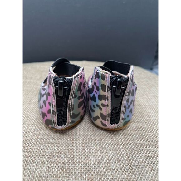 Monkey Feet Baby Girl Shoes Size 6-12 Months New Cheetah Print - Picture 4 of 9